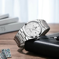 Butterfly Clasp Men's Quartz Swiss Watch