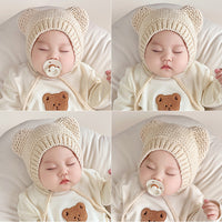 Korean Baby Cute Cartoon Ear Protection Hat