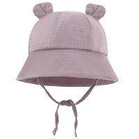 Baby Cotton Shade Rabbit Ear Fisherman Basin Hat