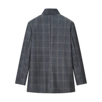 Casual Irregular One Grain Buckle Pattern Coat For Women