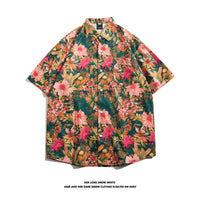 Men's Vintage Shirt With Short Sleeves
