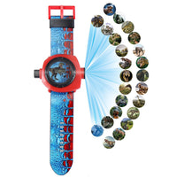Cartoon Electronic Watch 3D Dinosaur 24 Picture Projection Watch Baby Fun Luminous Toy