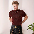 Men's Versatile Personalized Short-sleeved Bottoming Shirt