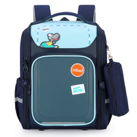 Schoolbag Boys And Girls Burden Reduction Spine Protection Water-proof Large Capacity