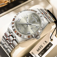 Trendy Men's Night Light Waterproof Watch