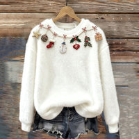 Christmas Retro Green Unisex Sweater