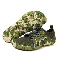 Men's Off-road Running Shoes, Lightweight Exercise Scattered Barefoot Shoes Non-slip Outdoor Walking Pumps