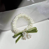 New Lily Headband Bow Small Intestine Hair Ring Advanced Sensual Tie Hair Rope Hair Accessories
