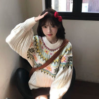 Women's Lantern Sleeve Loose Mori Knitwear
