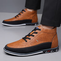Men's High Top Shoes With Lace Up Martin Boots