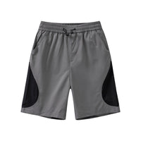 Mechanical Style Color Matching Elastic Straight Cargo Pants