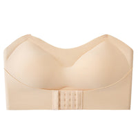 Simple Strapless Beauty Back Non-slip Front Buckle Girl Push-up Underwear