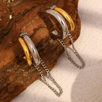 Chain Tassel Long Ear Top All-match