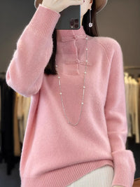 National Style Sweater Sweater Thickened Warm Stylish Shirt Long Sleeve