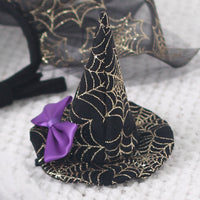 Halloween Dog Holiday Supplies Pet Spider Hat Cat Bib Shawl