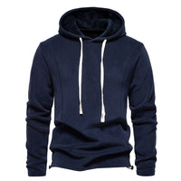 Men's Autumn And Winter New Stand Collar Half Zip Long-sleeved Sweater