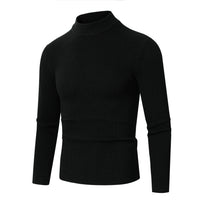 Fashion Personality Male Striped Base Knitted Sweater