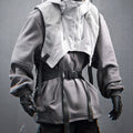 Dark Function Vest Sweatshirt Loose Leisure Suit