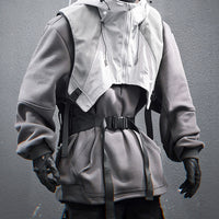 Dark Function Vest Sweatshirt Loose Leisure Suit