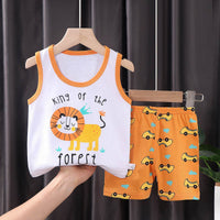 Children's Vest Suit Summer Pure Cotton