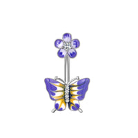 European And American Style Navel Stud Stainless Steel