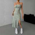Women's Sexy Strap Printed Dress