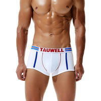 Cotton And Black Convex Matte Mesh Combination Comfortable New Men's Boxer Simple Suit