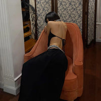 Elegant Fishtail Semi Luxury Backless Long Dress