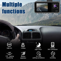 Three-record Driving HD 1080p Three-lens Recorder