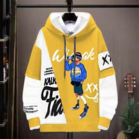 Japanese Ins Hip Hop Top Color Matching Long Sleeve Coat