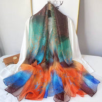 Fashionable Stylish Yourou Yarn Rose Scarf For Women