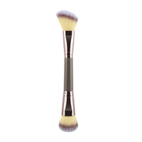 3 PCs Double-ended Makeup Brush Suit Soft Foundation Shading Brush Beauty Tools