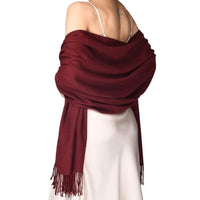 Women's Cashmere Shawl Solid Color Scarf