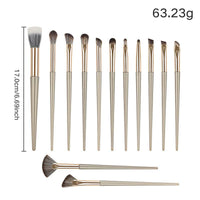 15 Makeup Brushes Suit Face Powder Dotted Color Blooming