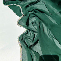 Light Diamond Chiffon Solid Color Women's Toe-covered Scarf