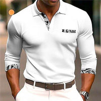 Men's Long Sleeve Button Sweatshirt