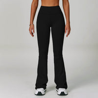 Sports High Waist Hip Lift Wide Leg Outerwear Bell-bottom Pants