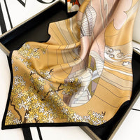70CM Silk Handkerchief Luxurious