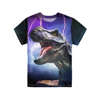 Summer Dinosaur Full Print Boy's T-shirt