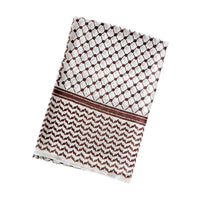 New Chiffon Printed Plaid Scarf Arabic Scarf