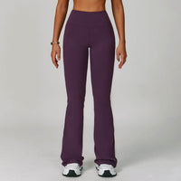 Sports High Waist Hip Lift Wide Leg Outerwear Bell-bottom Pants