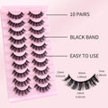 3D Multi-layer Female Curling False Eyelashes