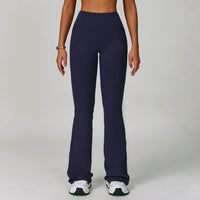 Sports High Waist Hip Lift Wide Leg Outerwear Bell-bottom Pants