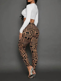 Striped Series Simple Yoga Pants Belly Contracting And Hip Lifting