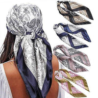 Square Printing Real Silk Scarf
