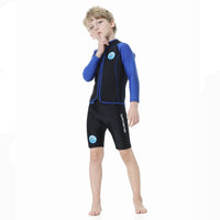 Children's Diving Suit Outdoor Long Sleeve Two-piece Swimsuit
