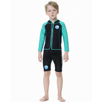 Children's Diving Suit Outdoor Long Sleeve Two-piece Swimsuit