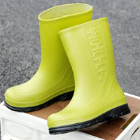 Fashion Middle Women's Non-slip Rain Boots