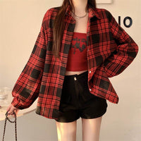 Idle Style All-match Lantern Long Sleeve Shirt Coat