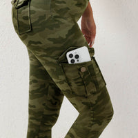 Digital Camouflage Button Multi-pocket Sexy Comfortable Sports